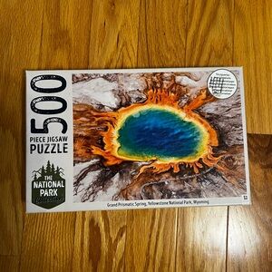 500 piece jigsaw puzzle Grand Prismatic Spring National Park Collection Wyoming